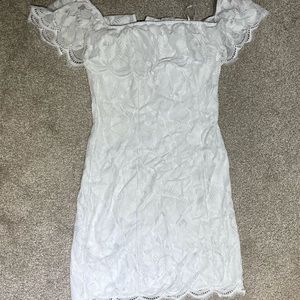 White Guess Lace Dress